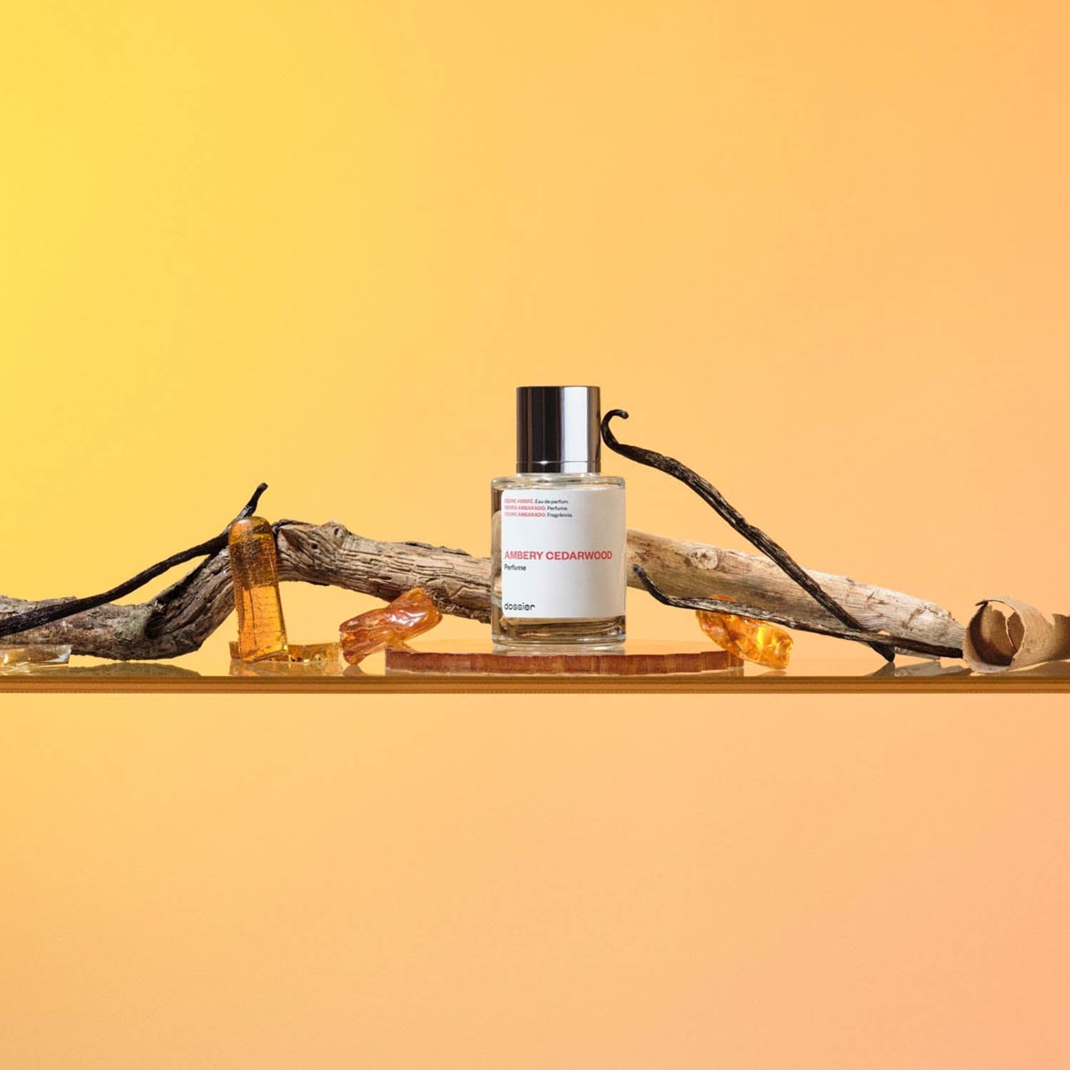 Parfum Femme Ambré Boisé Cèdre Jasmin Intense. Sillage Envoûtant, Sophistiqué et Subtil