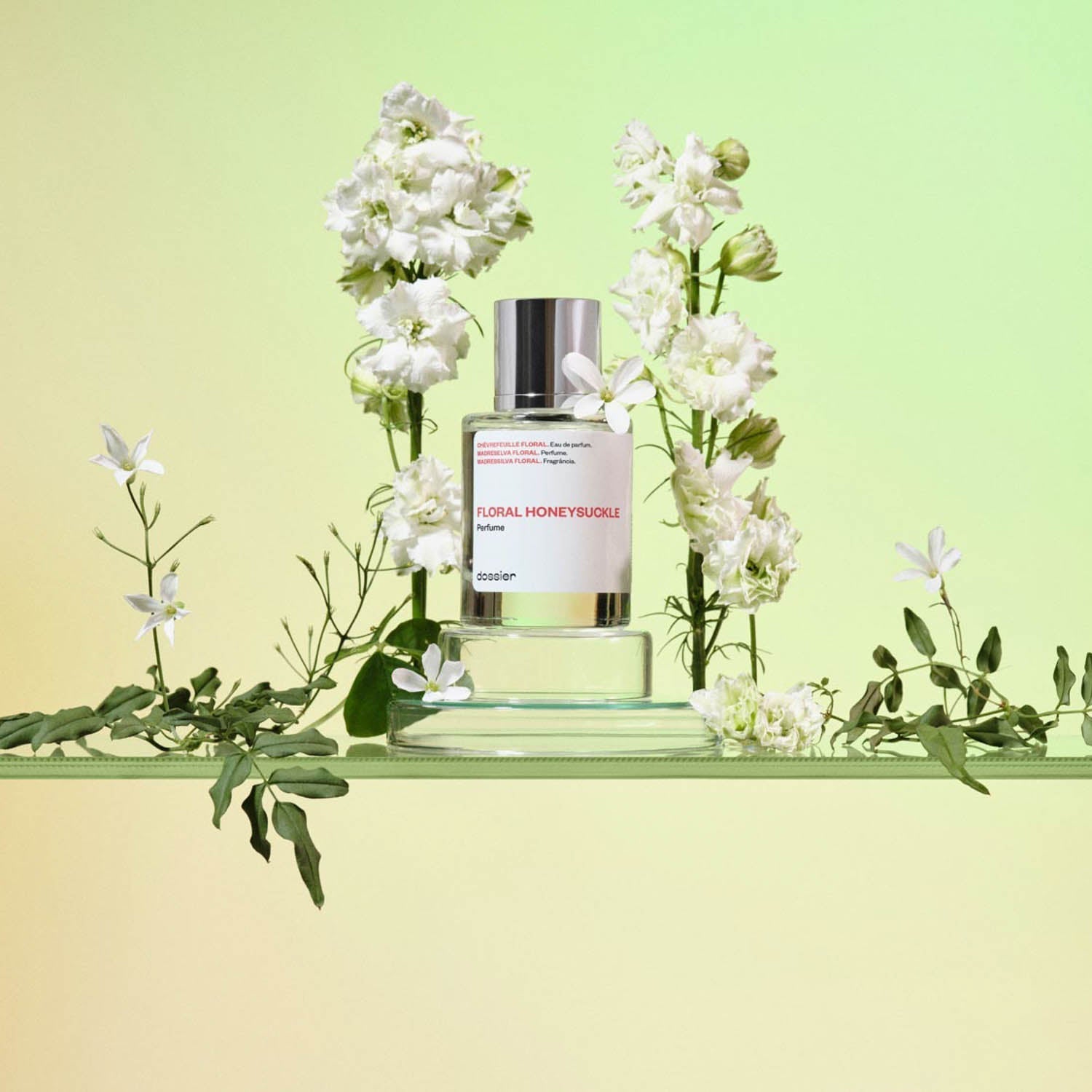 Parfum Floral Chèvrefeuille Tubéreuse Jasmin Intense pour Femme, Sillage Élégant Longue Tenue