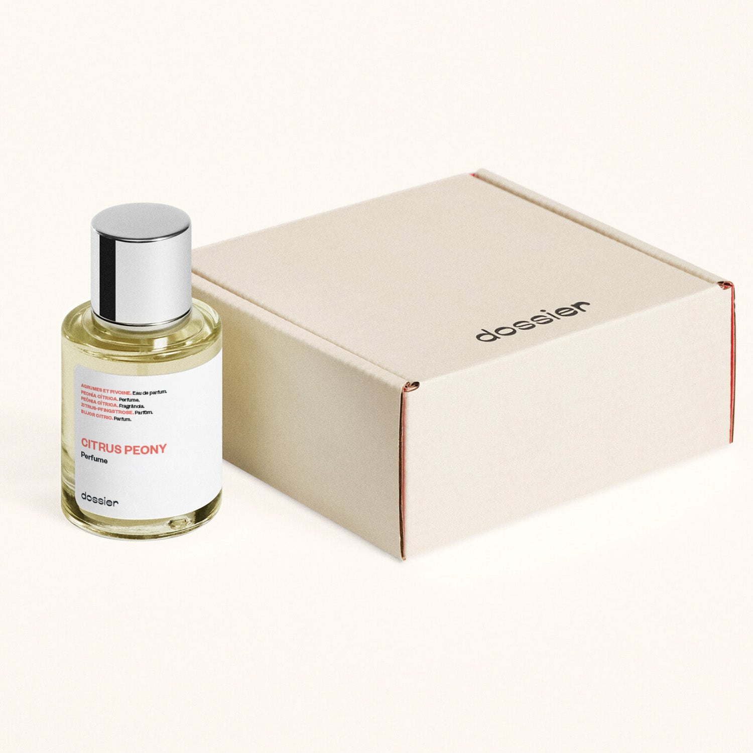 Parfum Floral Fruité Pivoine Agrumes, Rose Mandarine Bergamote Musc Blanc Délicat