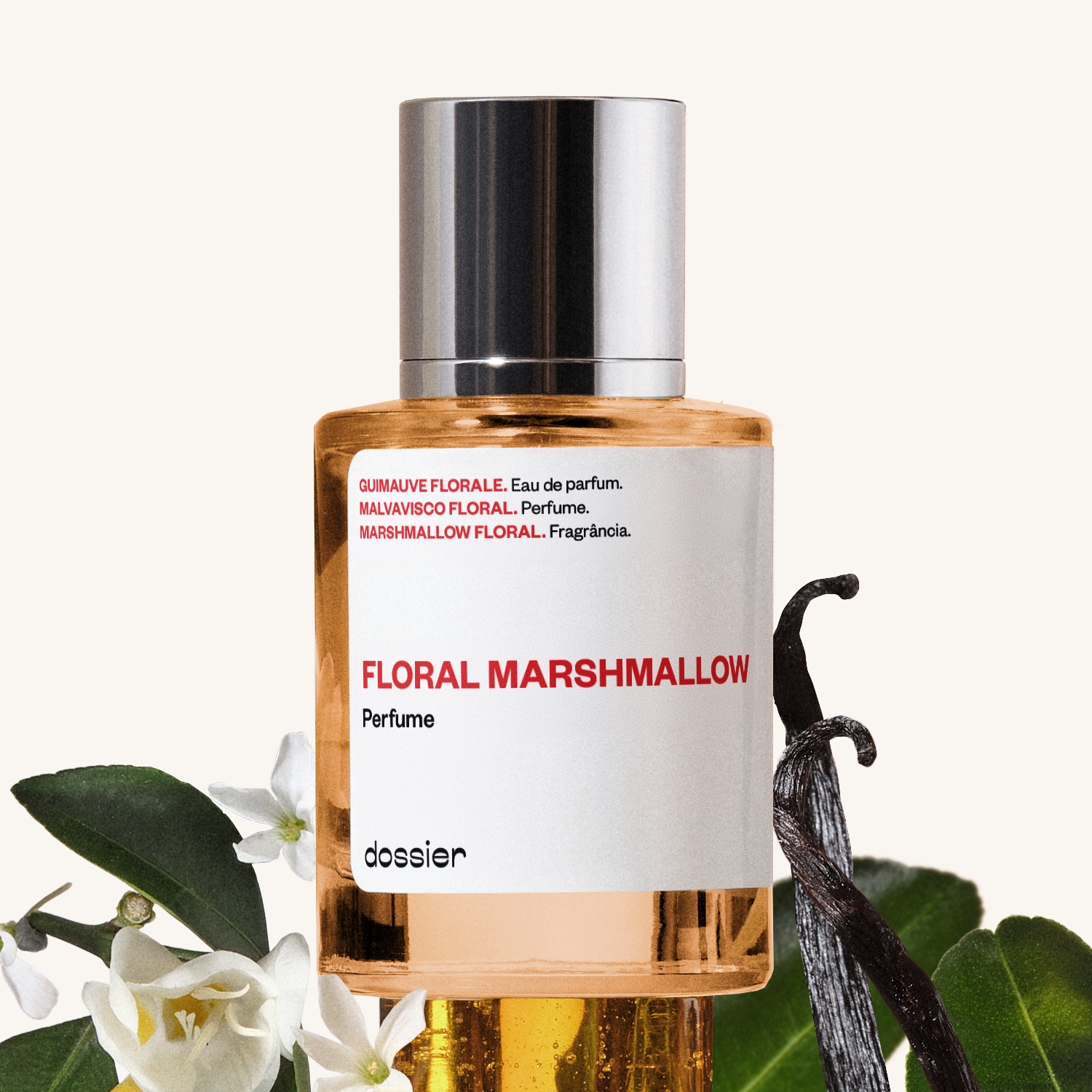 Parfum Floral Marshmallow Dossier : Fleur d'Oranger, Vanille, Musc, Chèvrefeuille