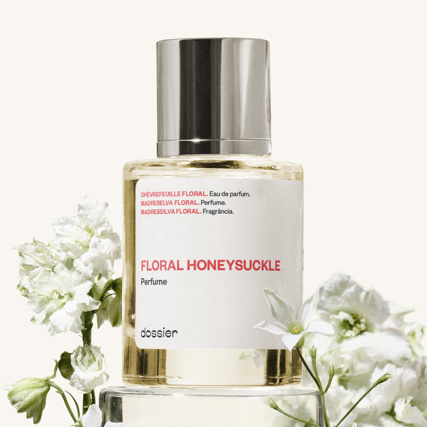 Parfum Floral Chèvrefeuille Tubéreuse Jasmin Intense pour Femme, Sillage Élégant Longue Tenue