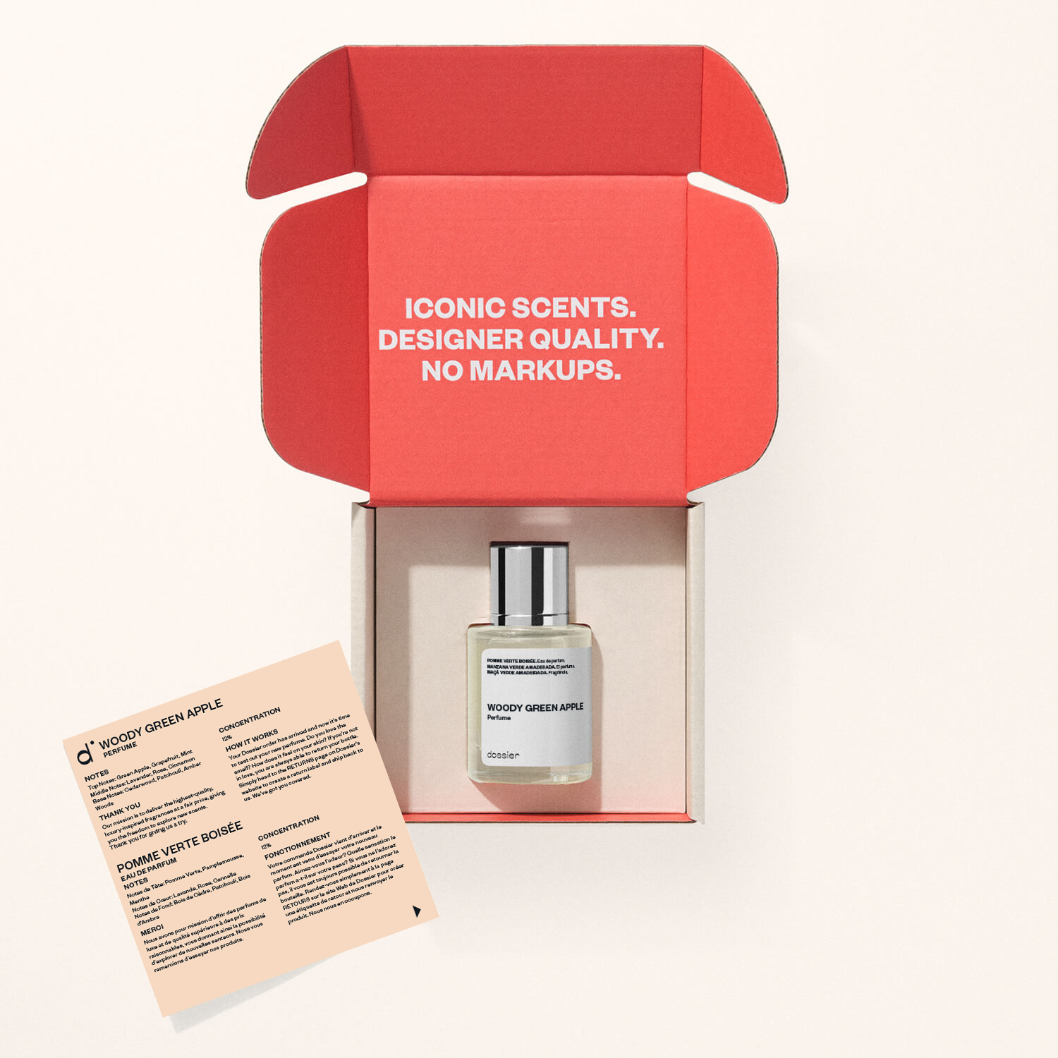 Parfum Boisé Pomme Verte Homme - Cannelle Fraîche, Ambre Chaleureux, Élégance Sensuelle