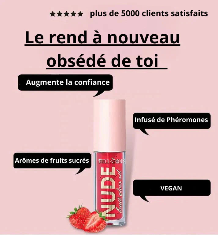 Rouge à lèvre aux phéromones